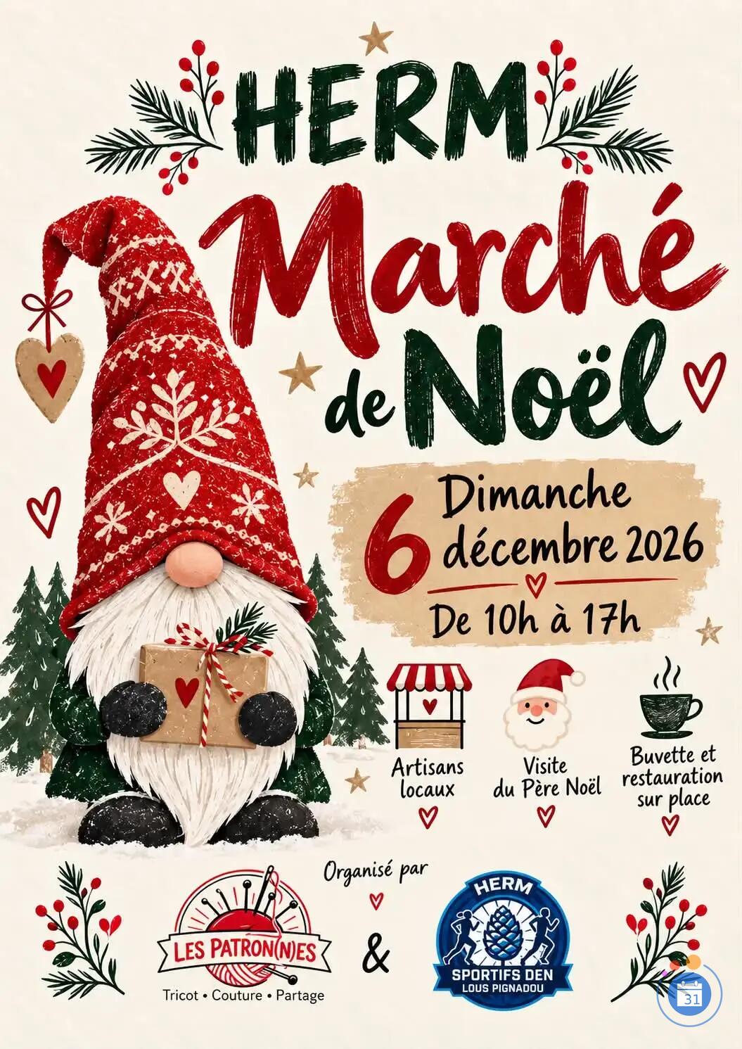 Image marché de Noël artisanal (photo 1)