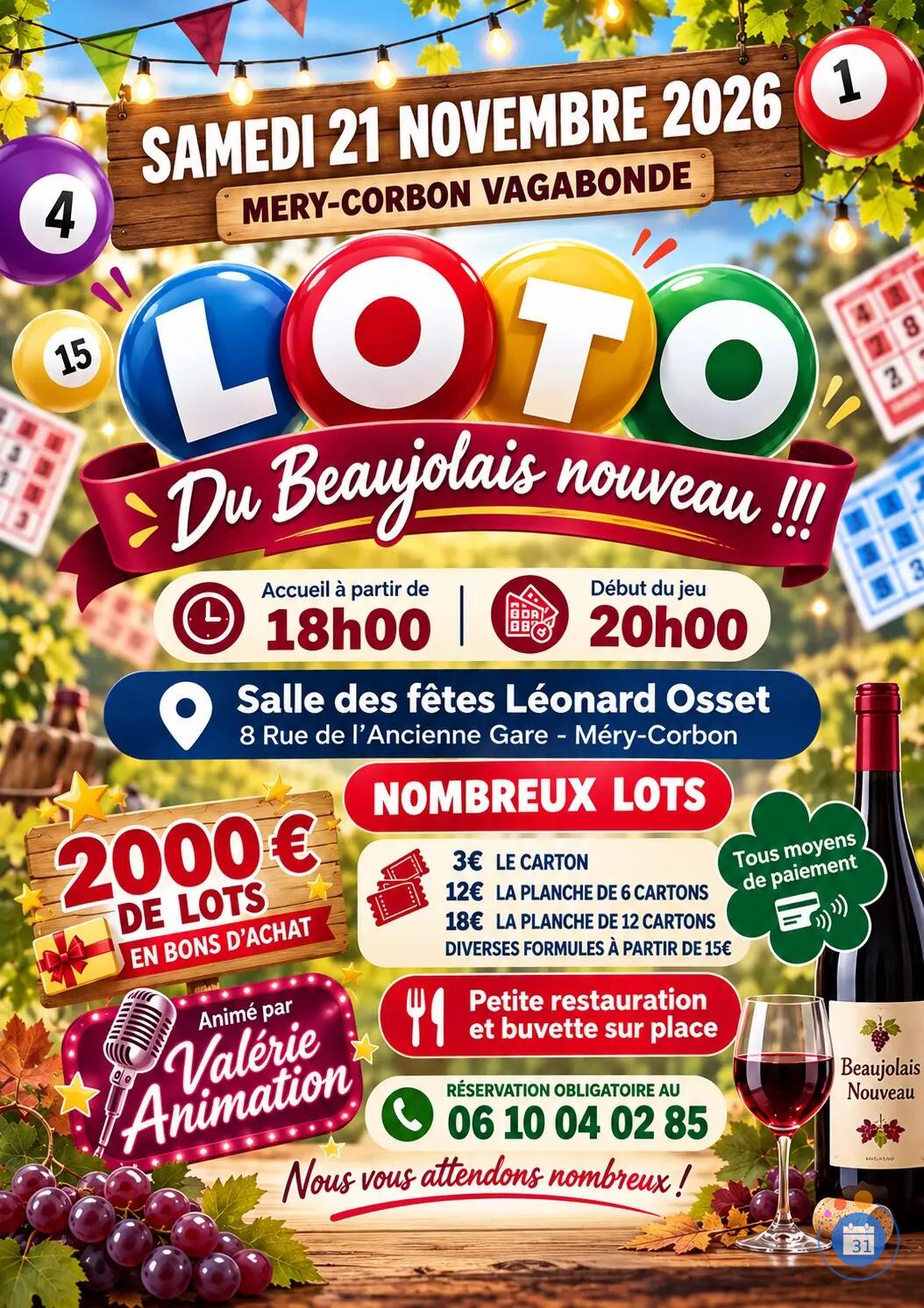 Image LOTO BEAUJOLAIS NOUVEAU (photo 1)