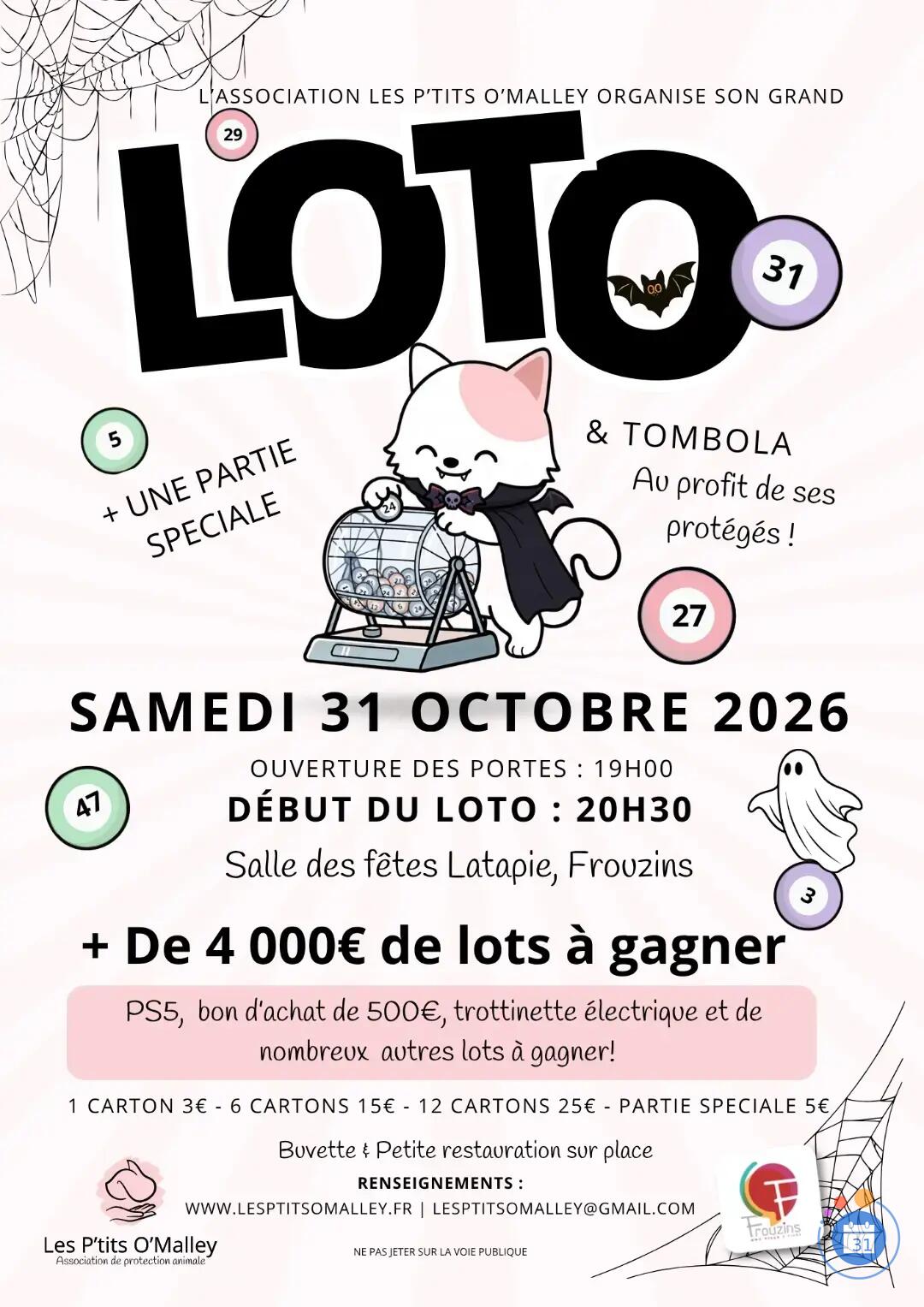 Image Loto caritatif Les P'tits O'Malley (photo 1)