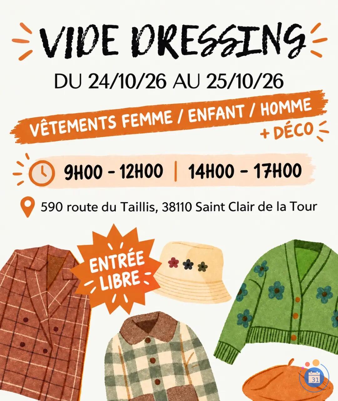 Image Vide dressing + déco (photo 1)