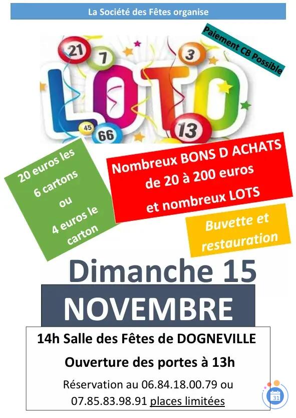 Image LOTO Société des Fêtes ,salle des fêtes (photo 1)