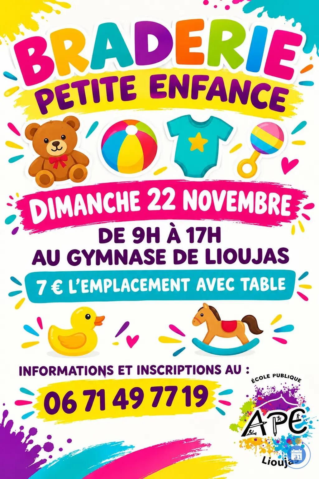 Image Braderie - Petite Enfance (photo 1)