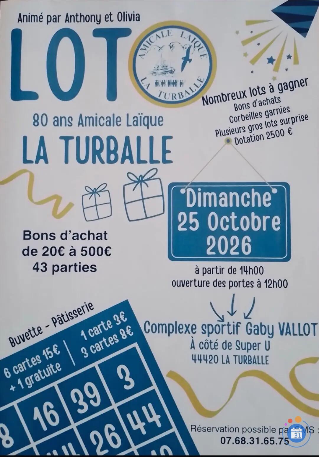 Image Loto de l’amicale laïque de La Turballe (photo 1)