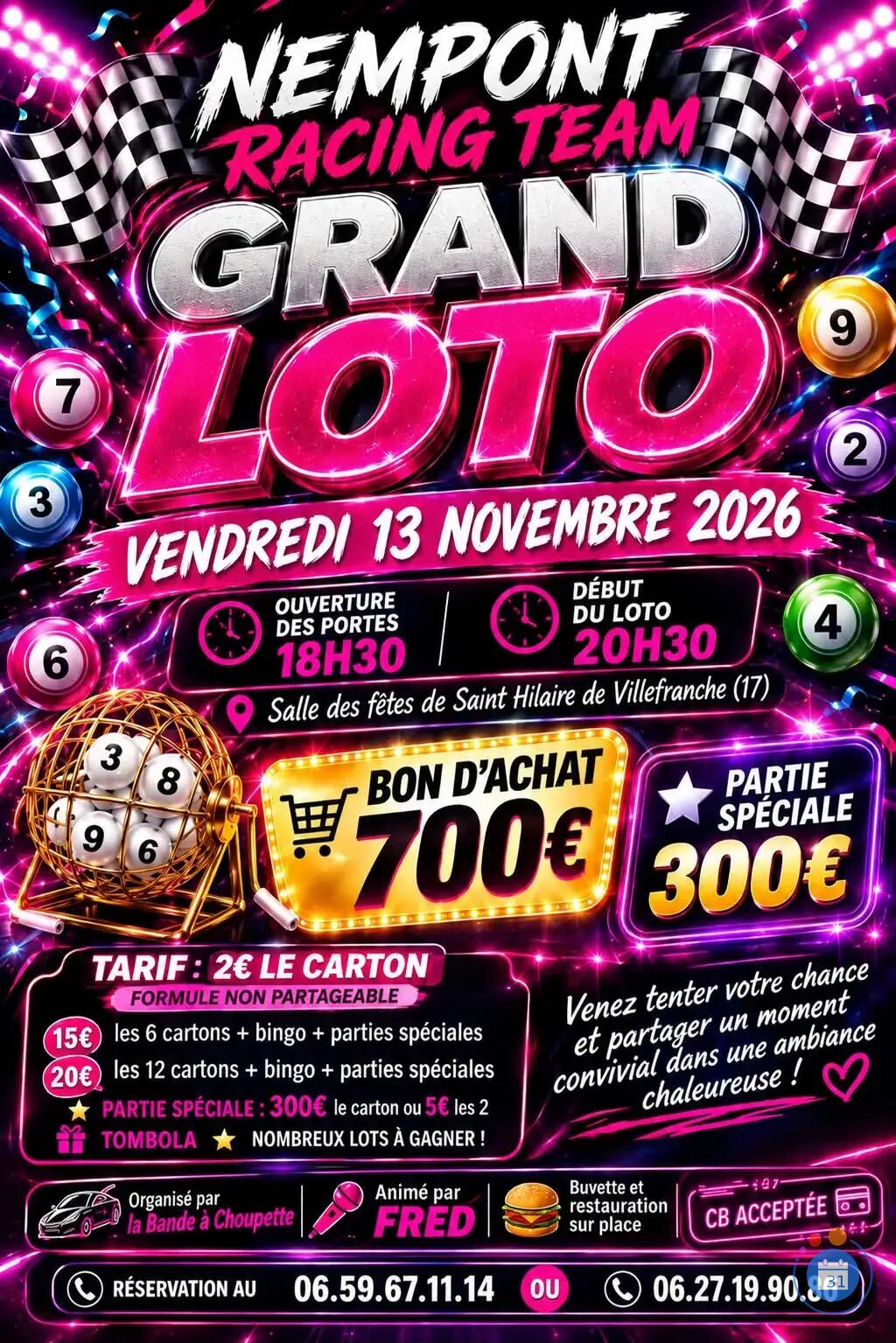 Image Super Loto de la bande a choupette (photo 1)