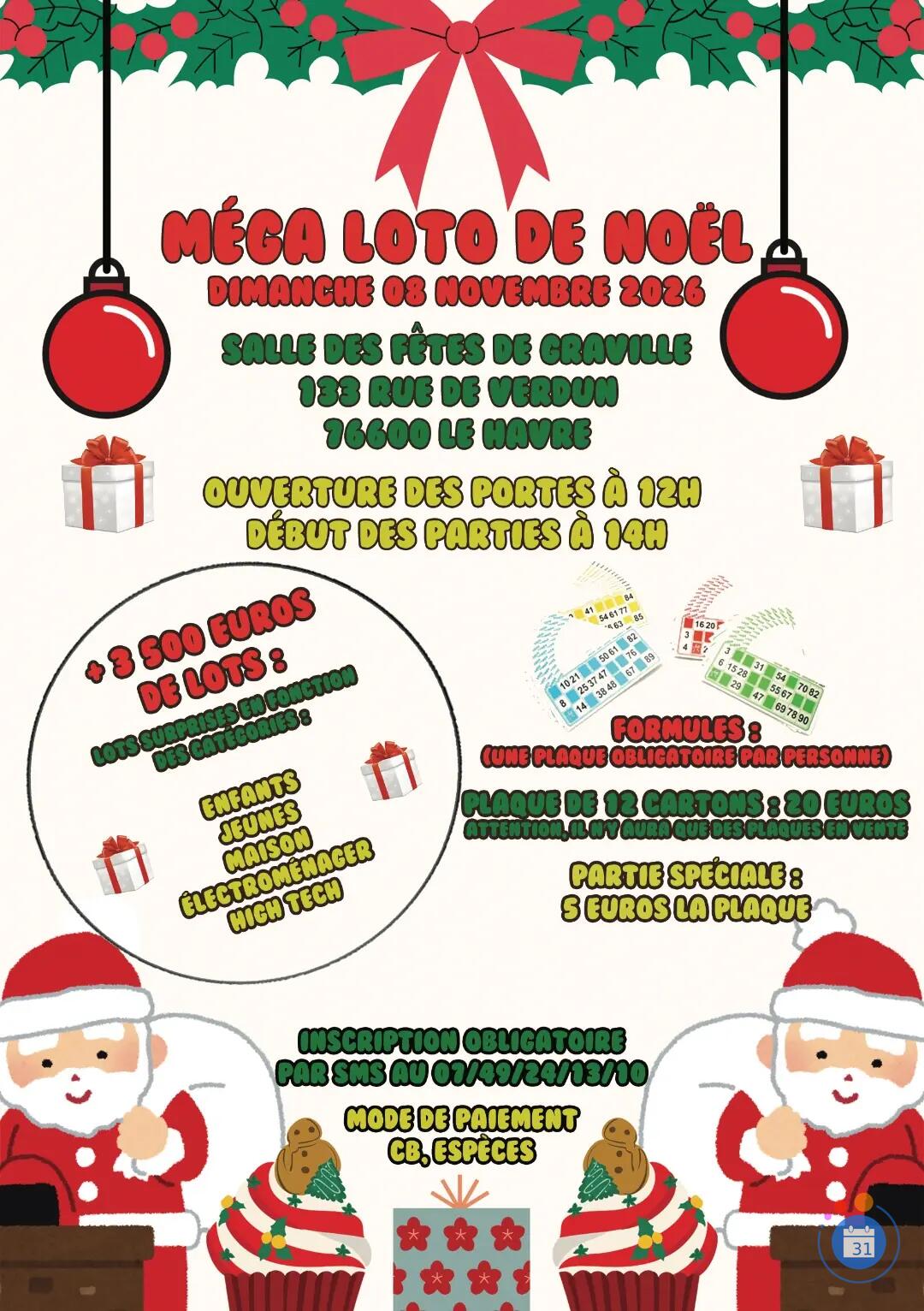 Image Méga Loto de Noël (photo 1)