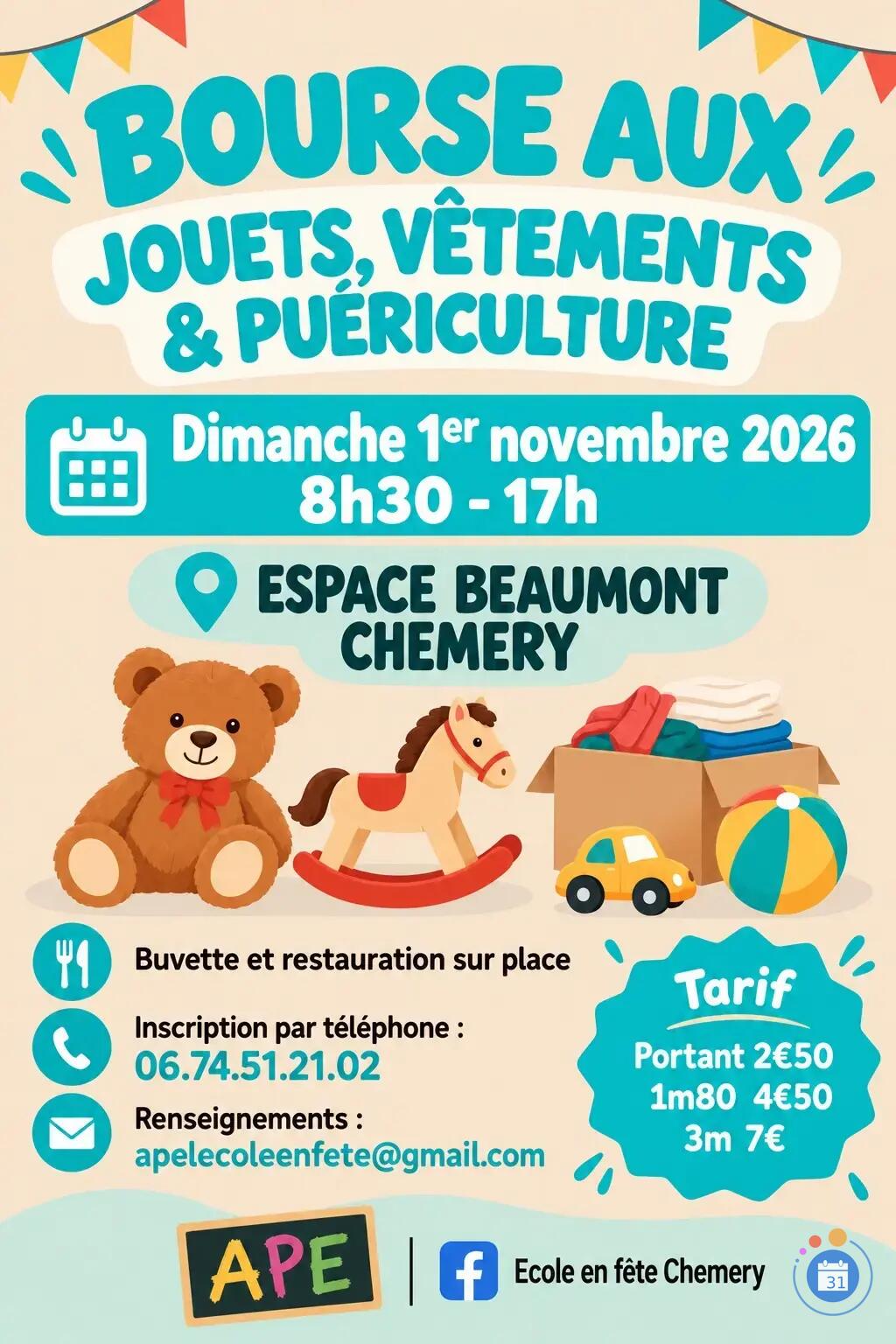 Image Bourse aux jouets, vêtements & puériculture (photo 1)
