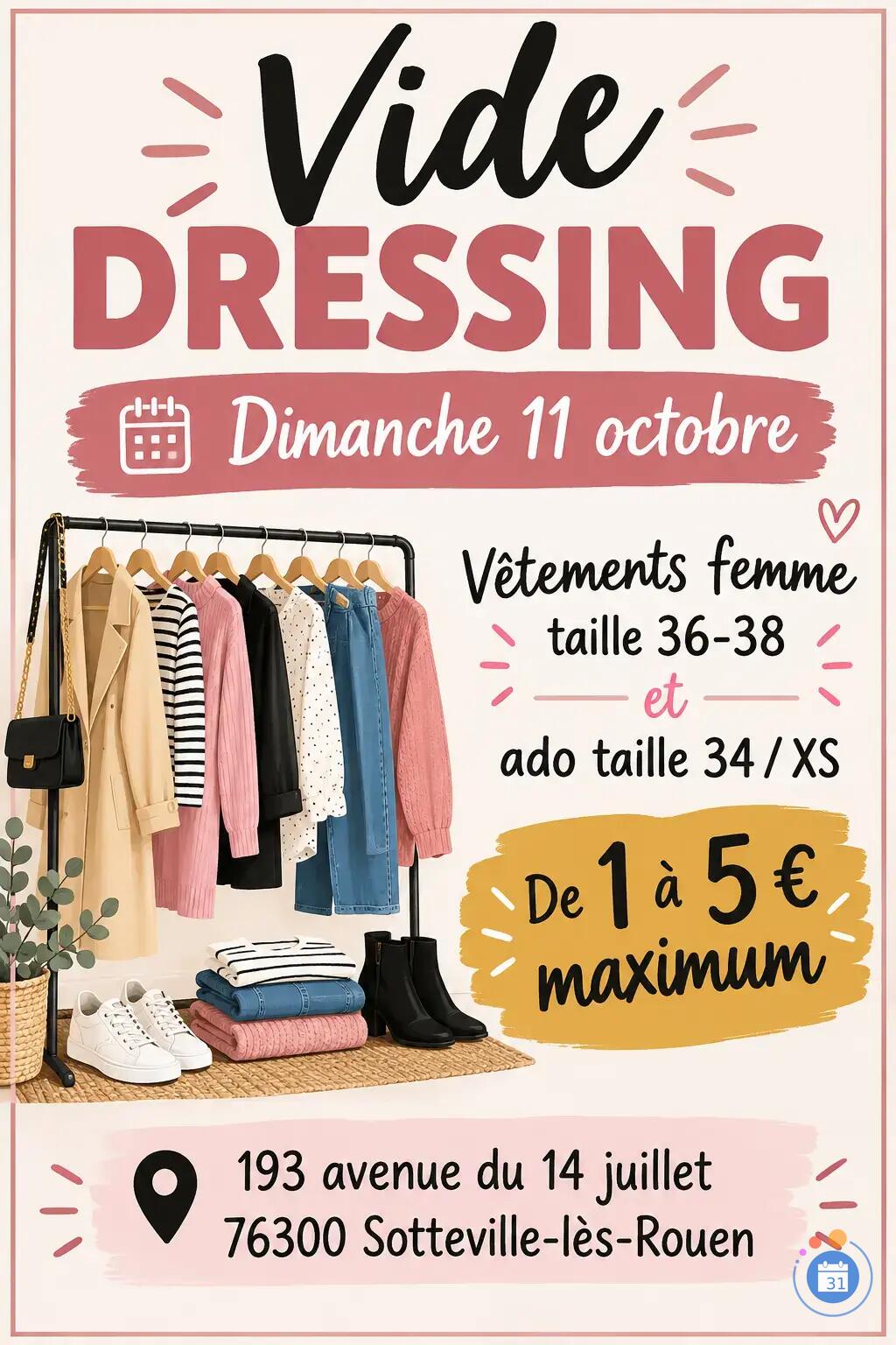 Image Vide Dressing de 1 à 5 euros Maximum (photo 1)
