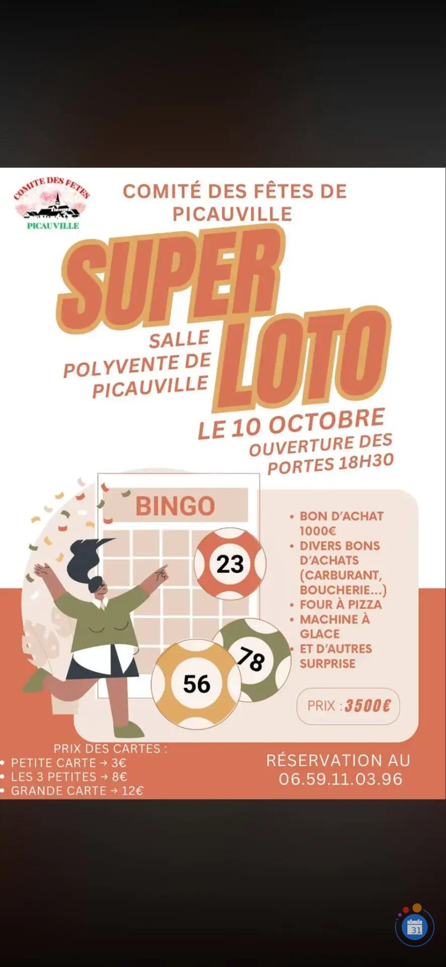 Image LOTO comités des fêtes de Picauville (photo 1)