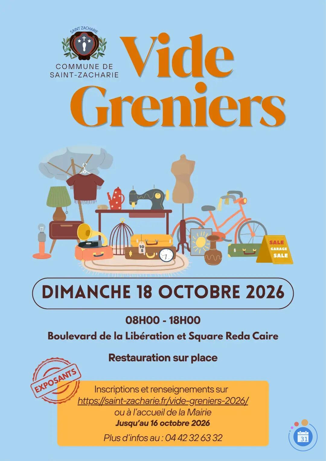 Image Vide Greniers de Saint-Zacharie (photo 1)