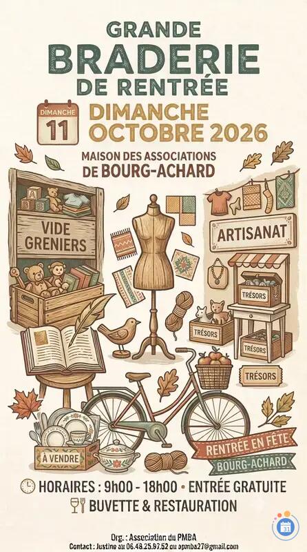 Image Braderie - brocante de rentrée (photo 1)