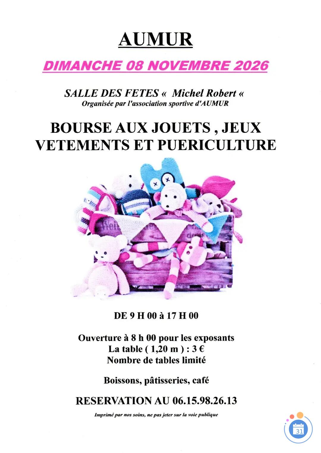 Image Bourse aux jouets, vêtements, jeux, puériculture (photo 1)