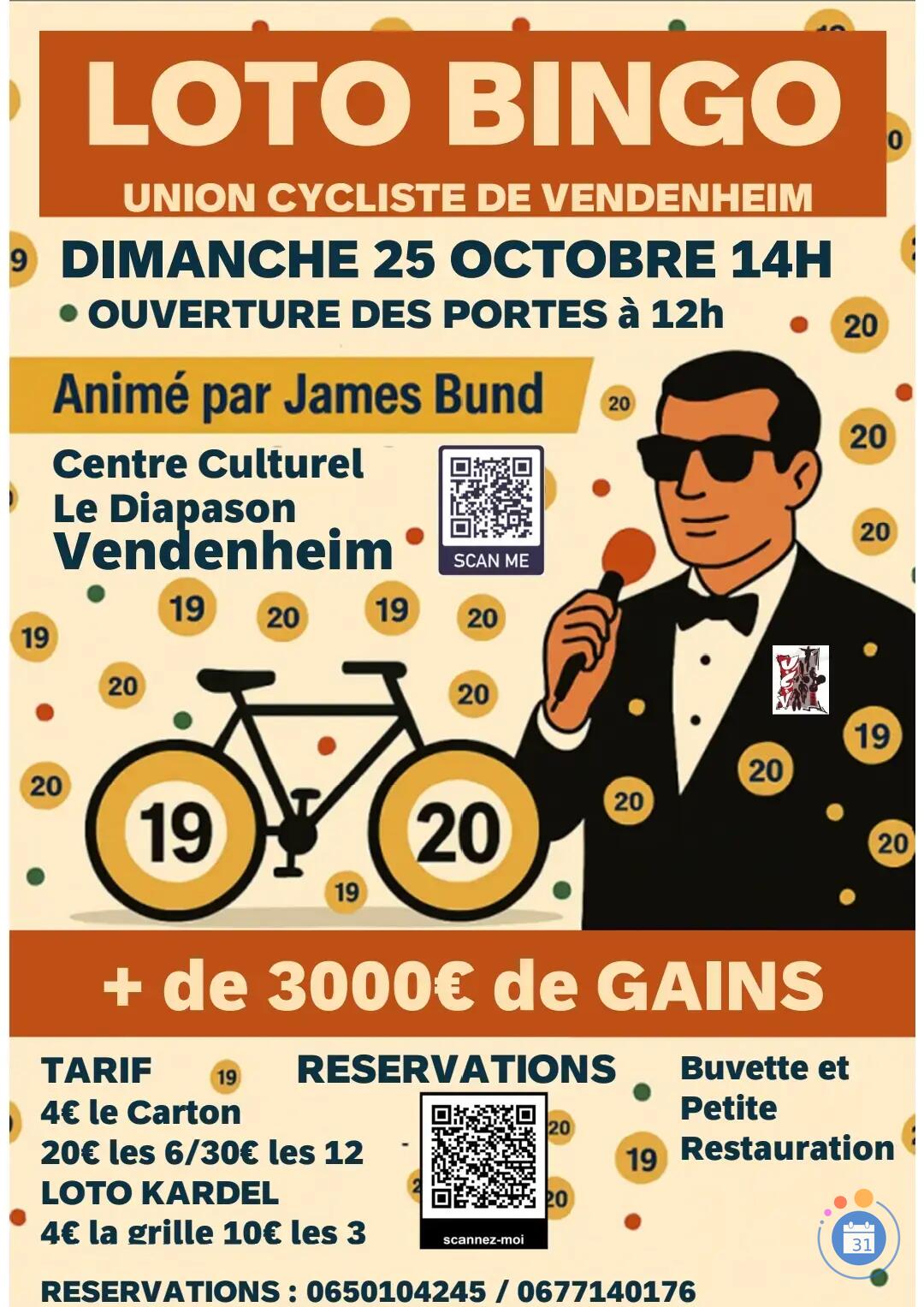 Image Loto Bingo de l’UCV (photo 1)