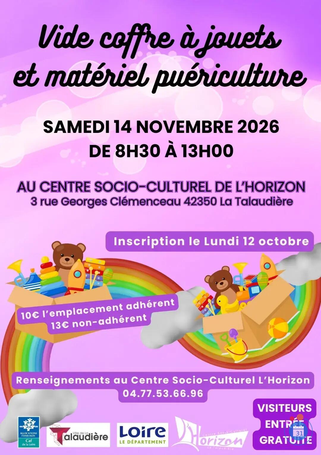 Image Vide coffre à jouets et matériel de puériculture (photo 1)