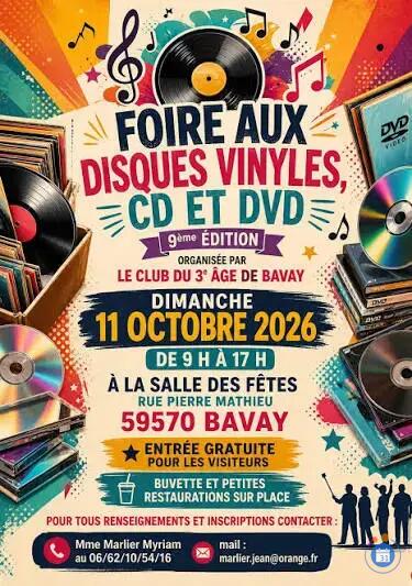 Image Foire aux Disques Vinyles Cd Dvd K7 (photo 1)
