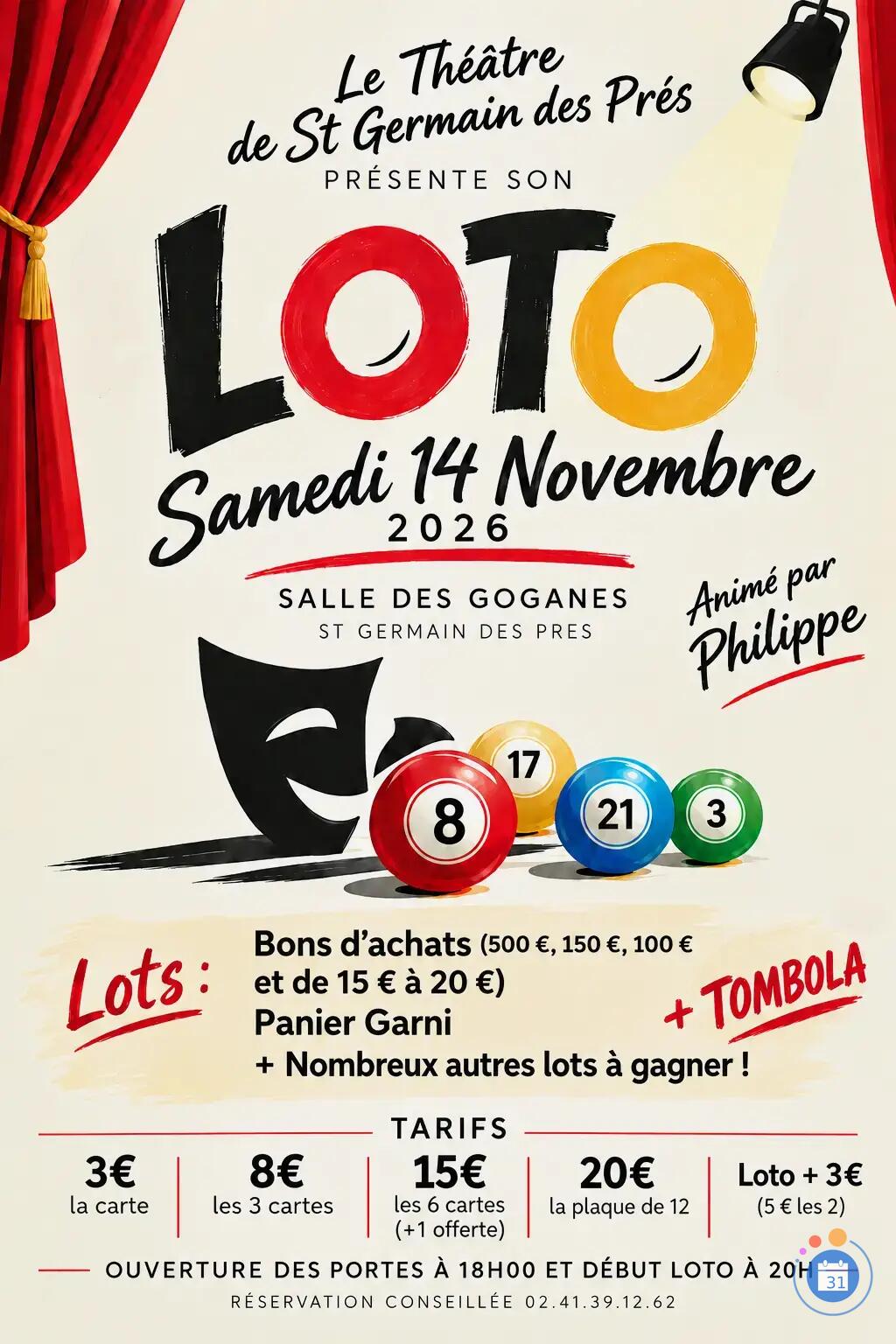 Image Loto théâtre st germain des près (photo 1)