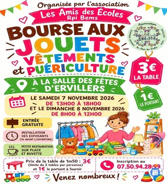 Image bourse aux jouets, vêtements, puériculture (photo 1)