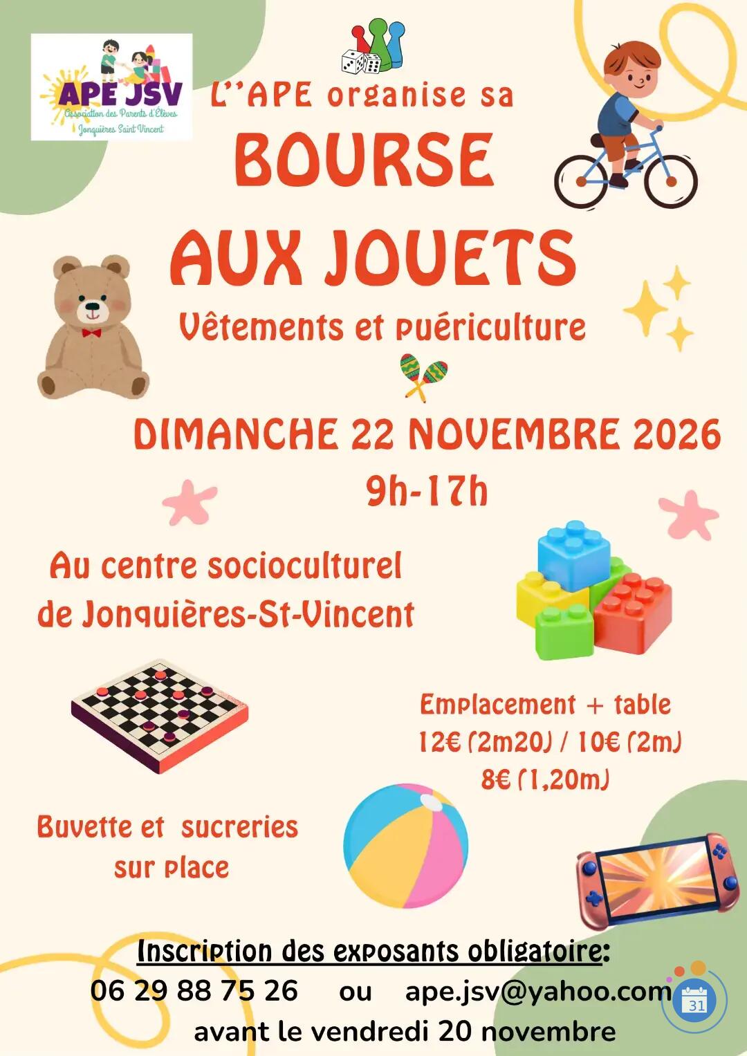 Image Bourse aux jouets, vêtements et puériculture (photo 1)