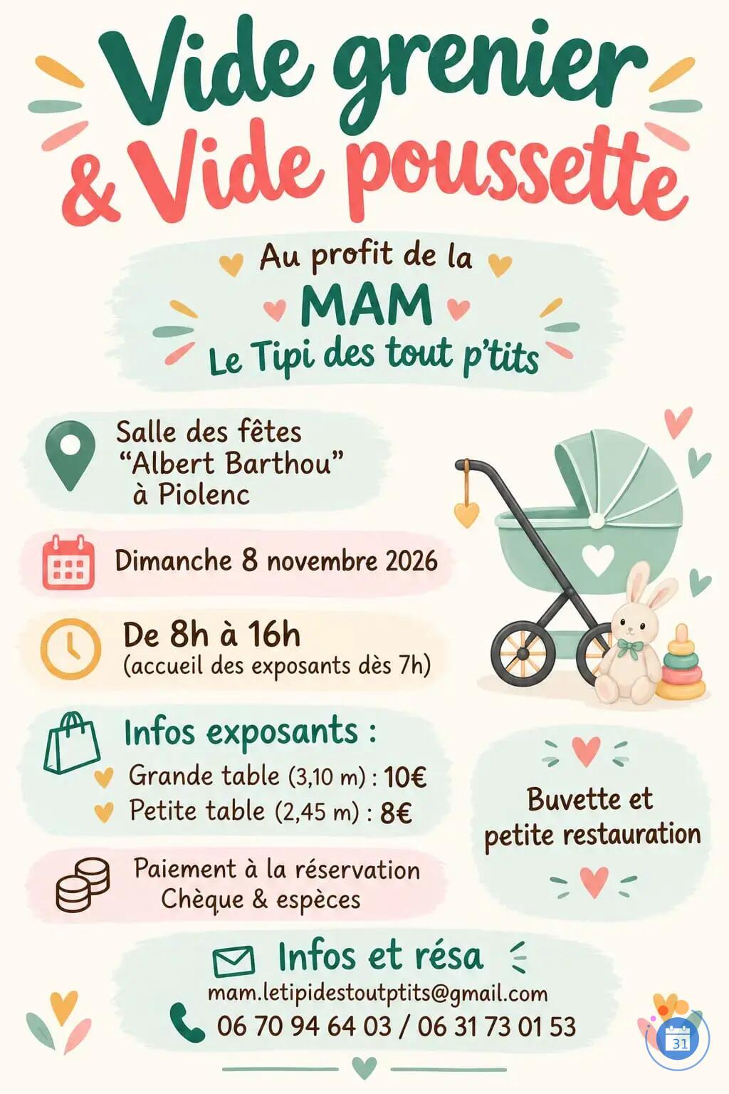 Image Vide grenier et vide poussette (photo 1)