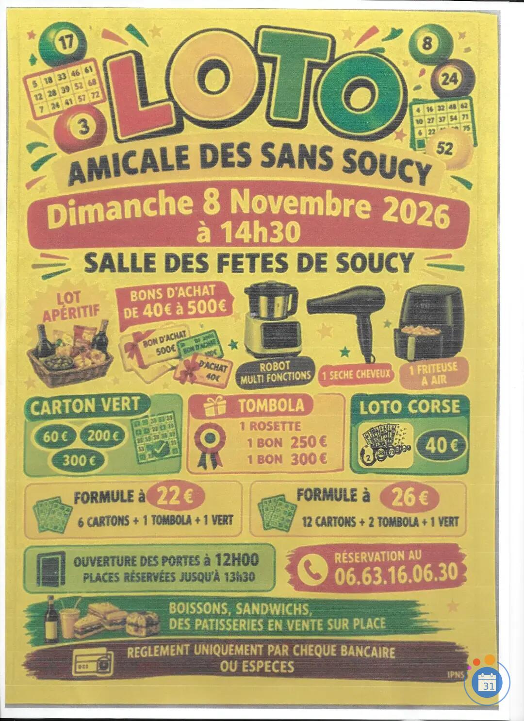 Image Super Loto des Sans Soucy (photo 1)