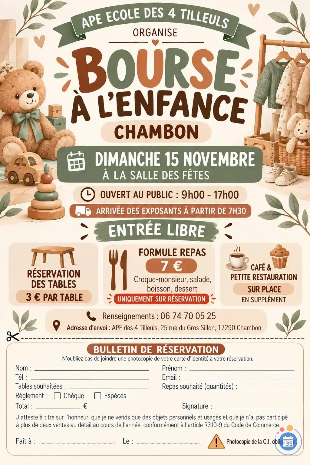Image Bourse à l'enfance (photo 1)