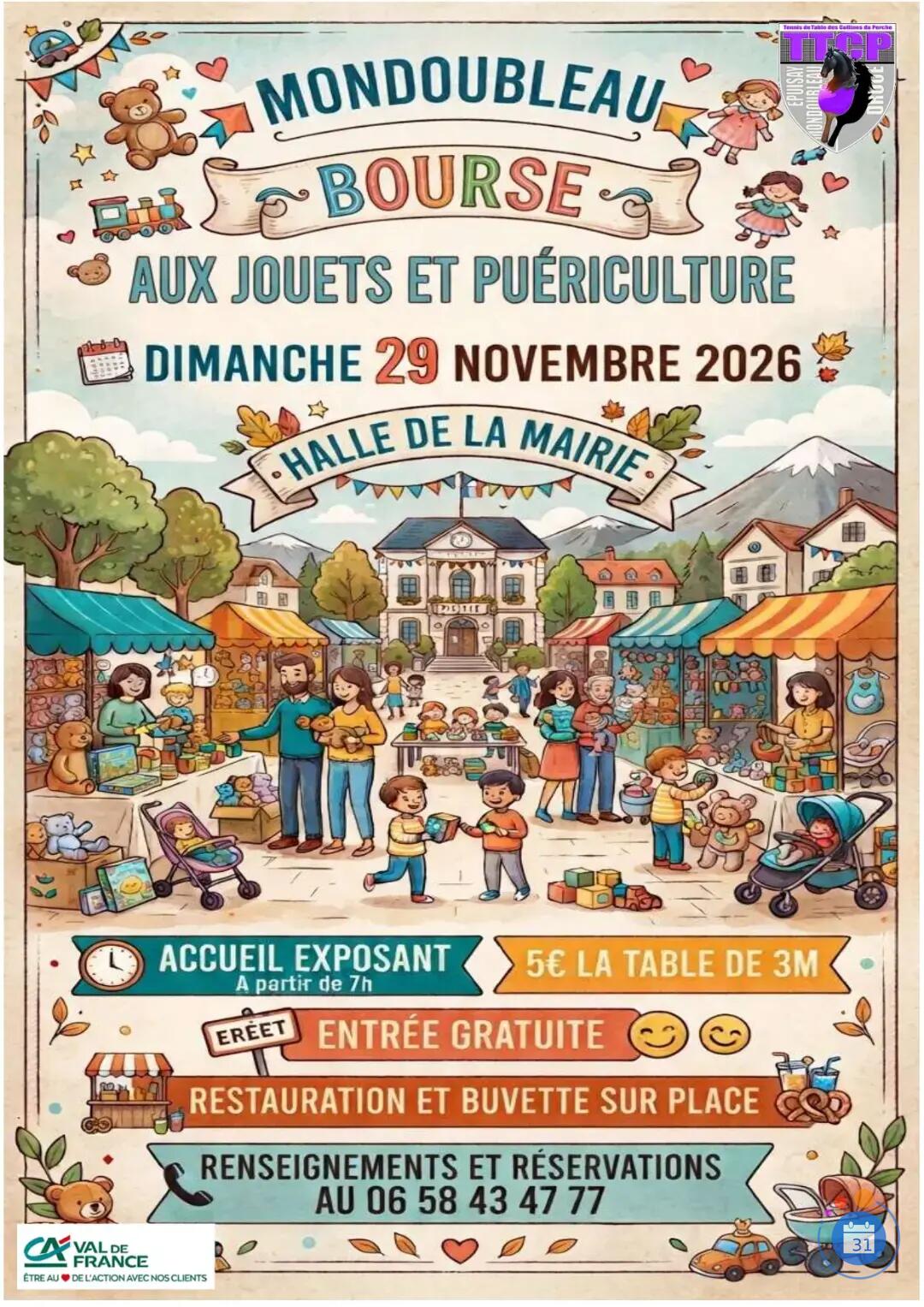 Image Bourse au jouet et puériculture du TTCP (photo 1)