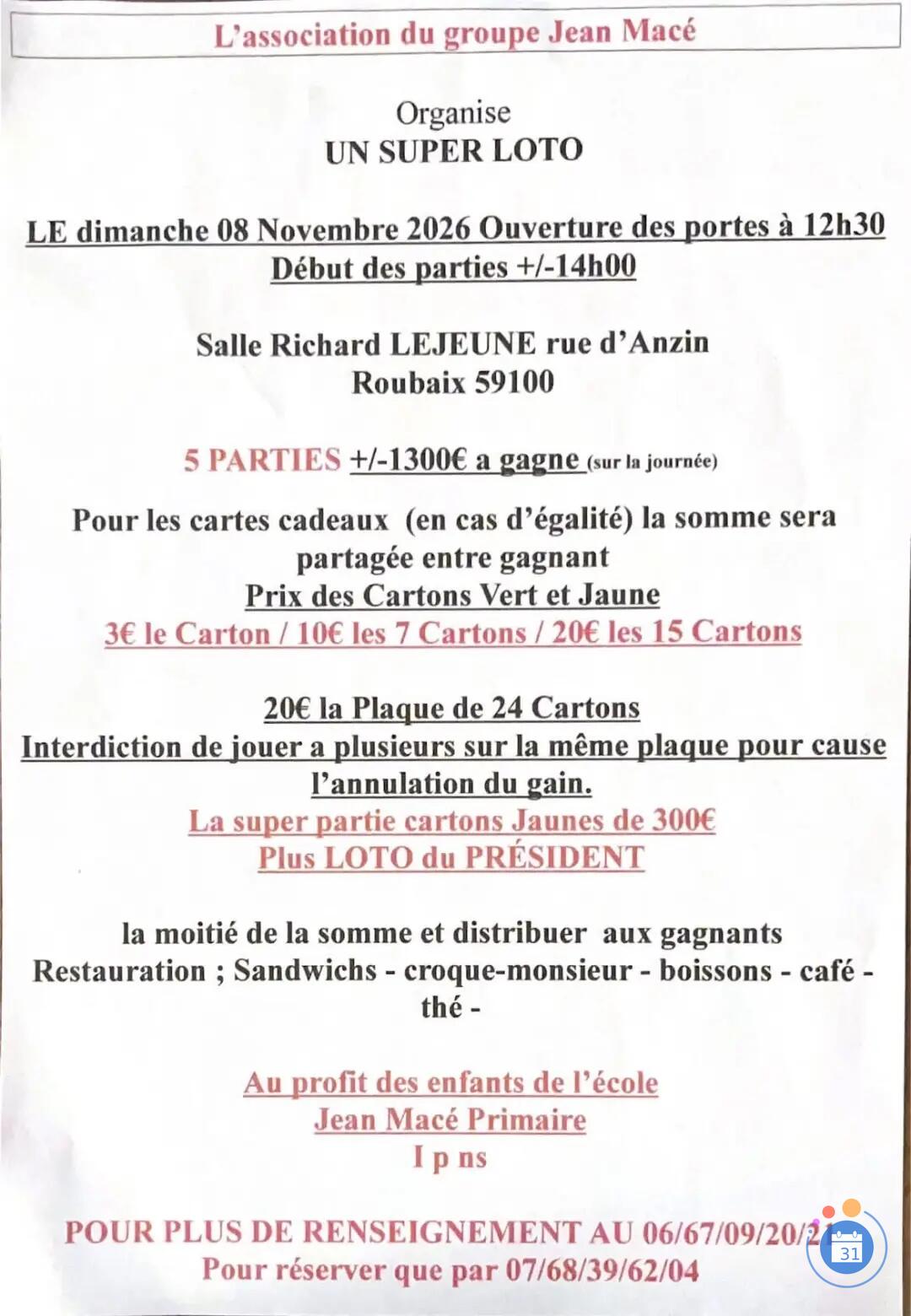 Image Super loto (photo 1)
