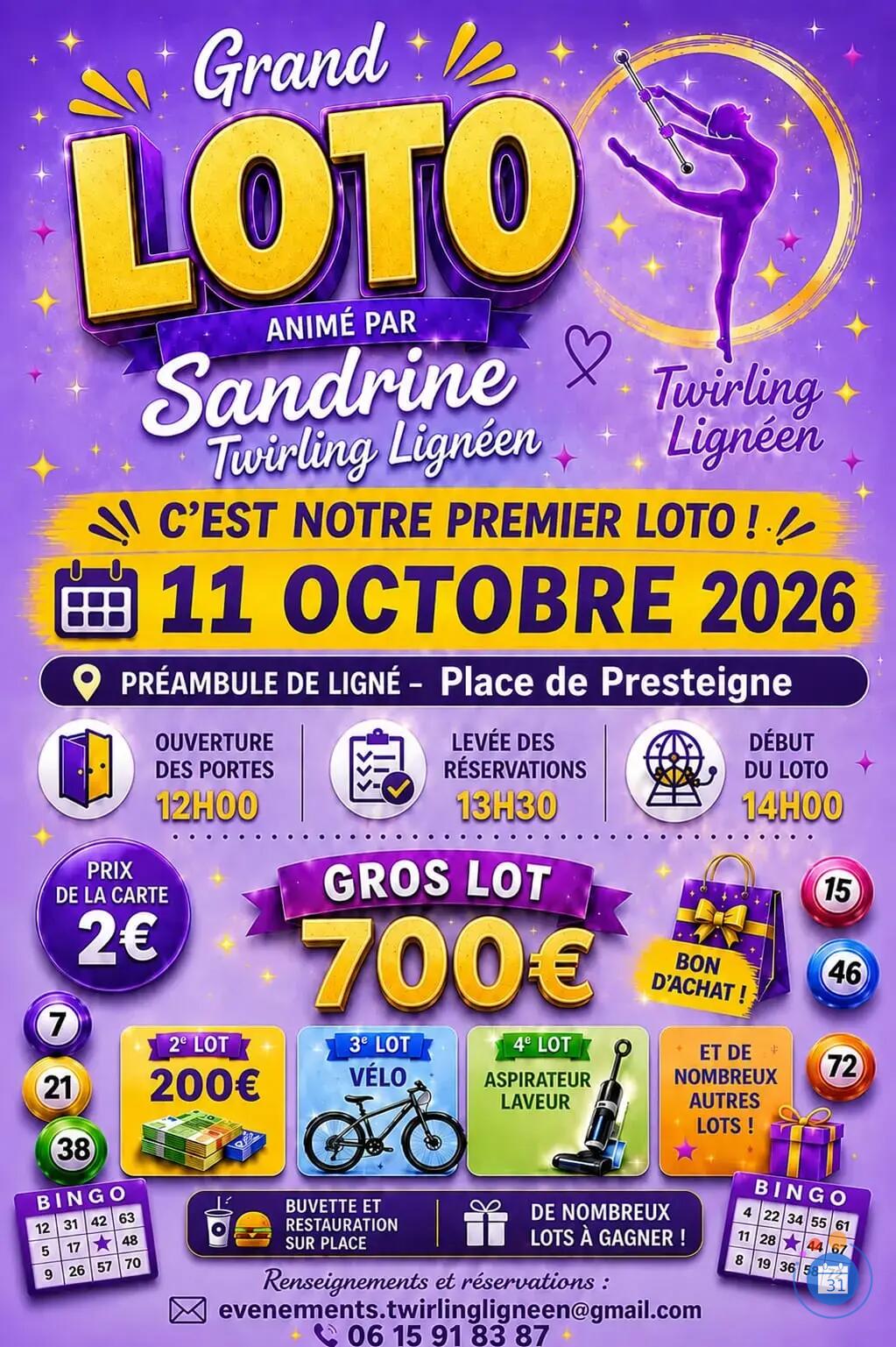 Image Premier loto du Twirling Lignéen (photo 1)