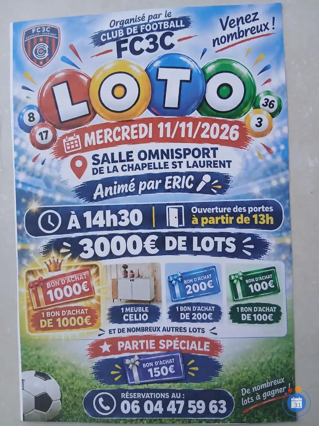 Image SUPER LOTO DU FC3C (photo 1)