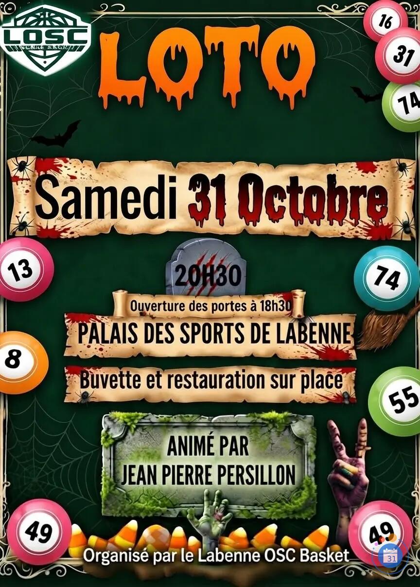 Image GRAND LOTO BINGO DU LABENNE BASKET (photo 1)