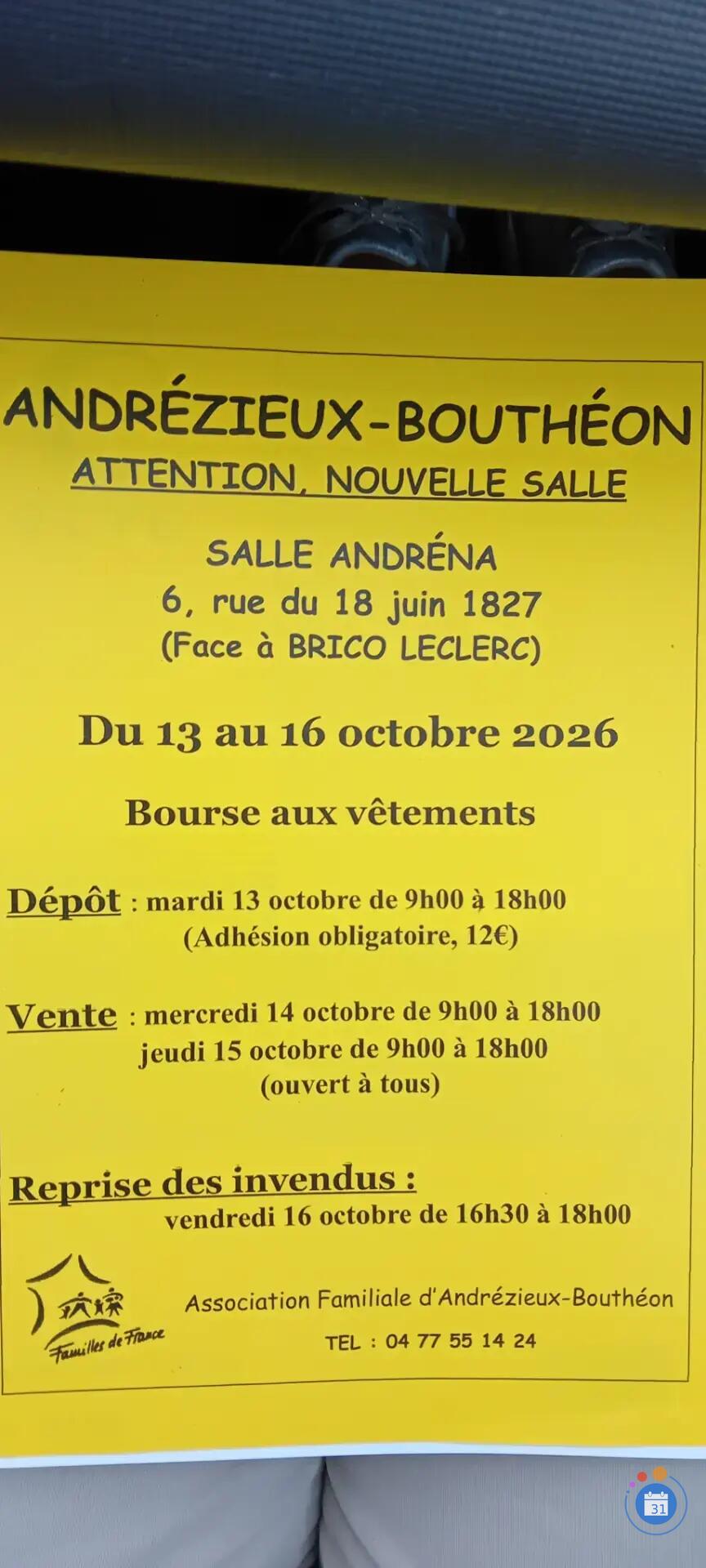 Image Bourse aux vêtements automne hiver (photo 1)
