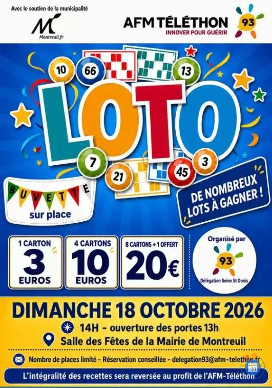 Image Loto du 40e Téléthon à Montreuil (photo 1)