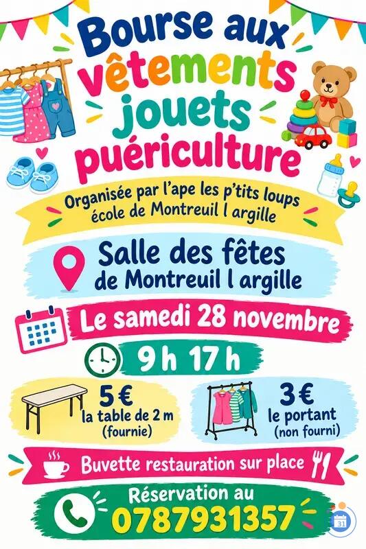 Image Bourses aux jouets vêtements et puericulture (photo 1)