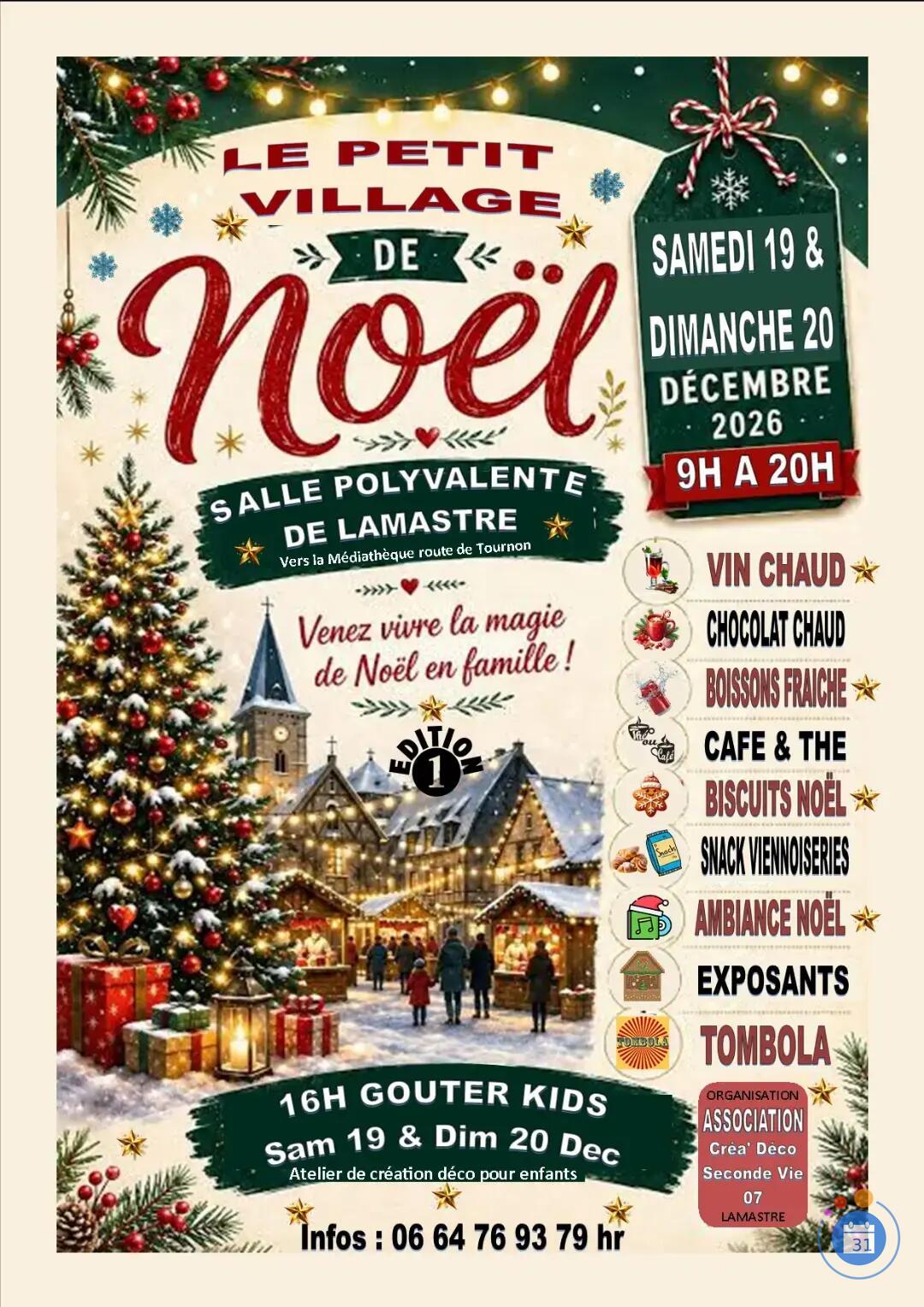 Image Le petit village de Noel lamastre (photo 1)