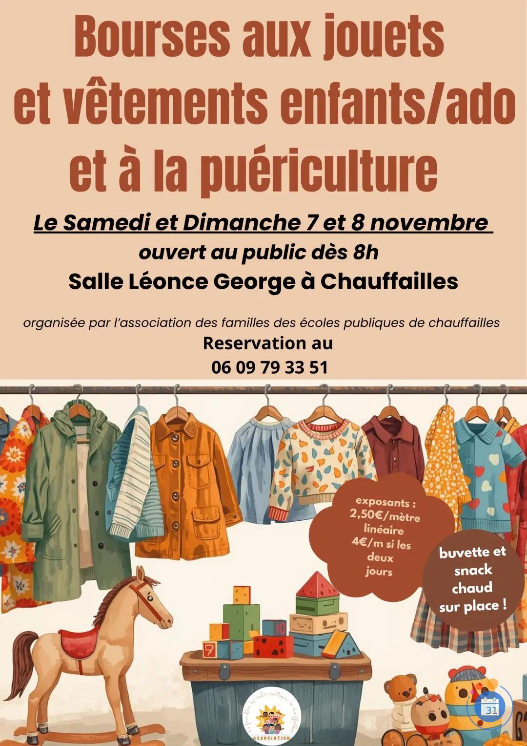Image Bourses aux jouets vêtements enfants et articles de puériculture (photo 1)