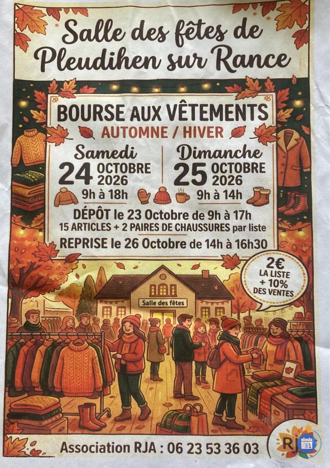 Image Bourse aux vêtements automne/ hiver (photo 1)