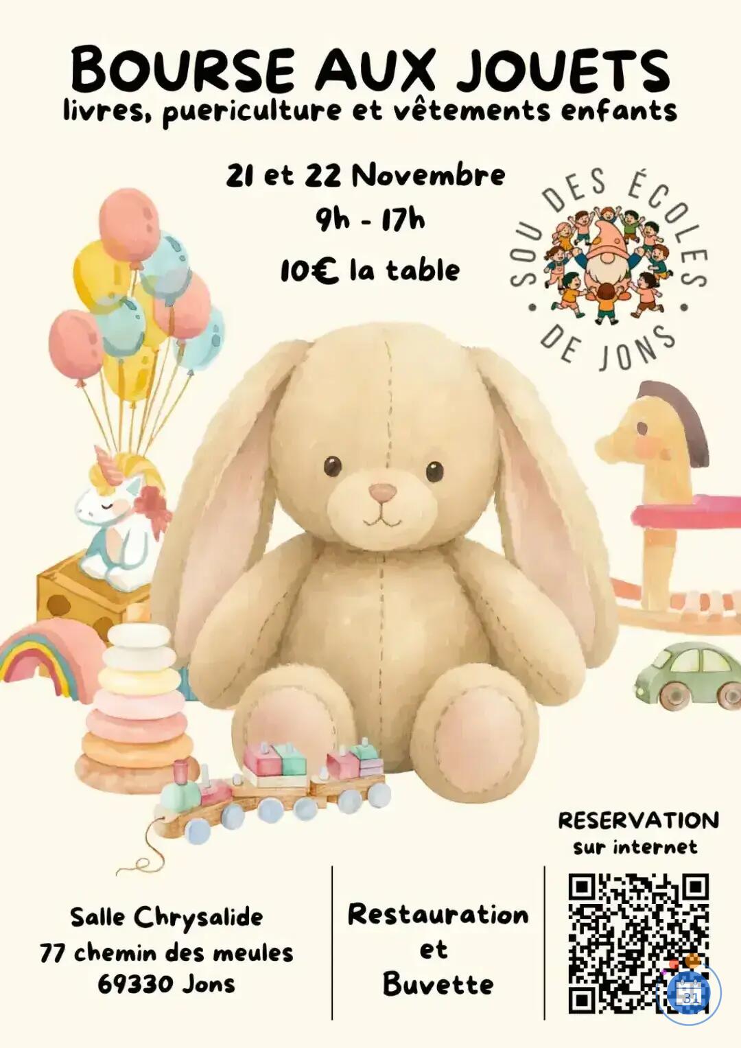 Image Bourse aux jouets du Sou des écoles de Jons (photo 2)