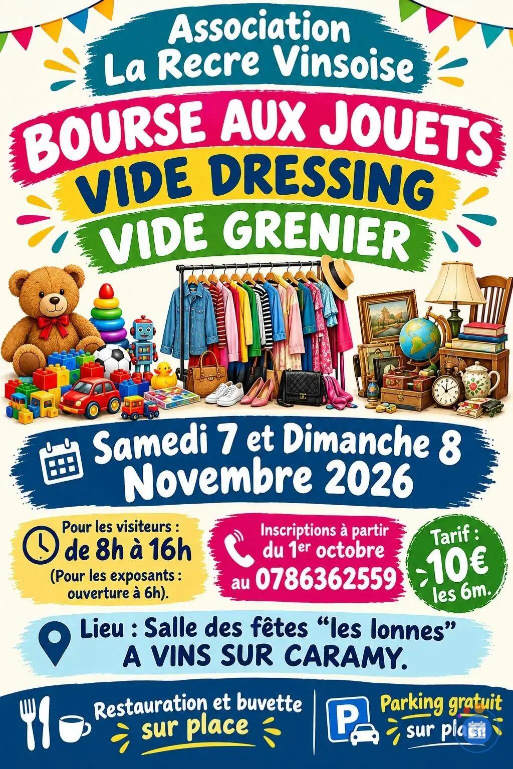 Image bourse aux jouets vide grenier et vide dressing (photo 1)