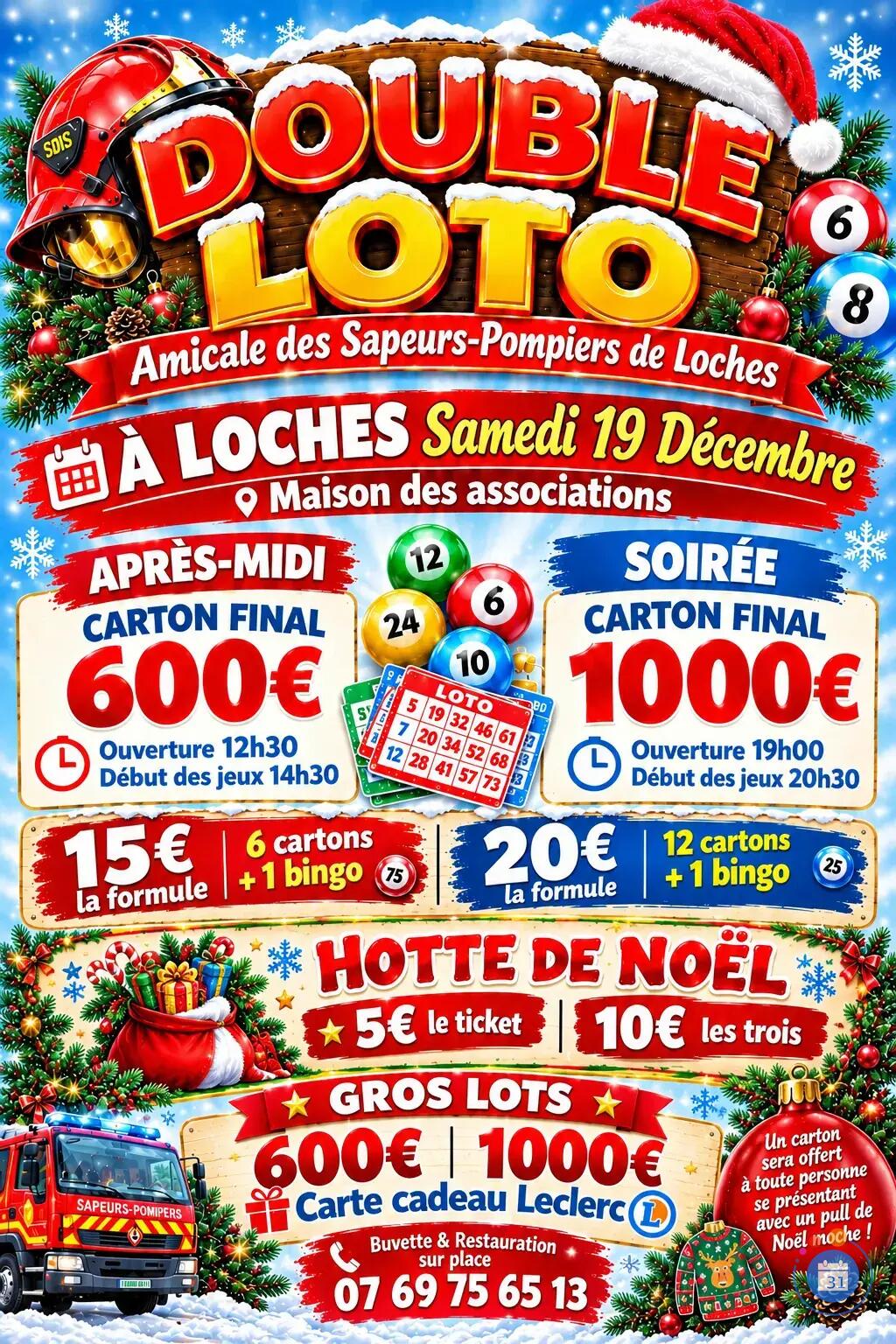 Image Double loto des Sapeurs Pompiers de LOCHES (photo 1)