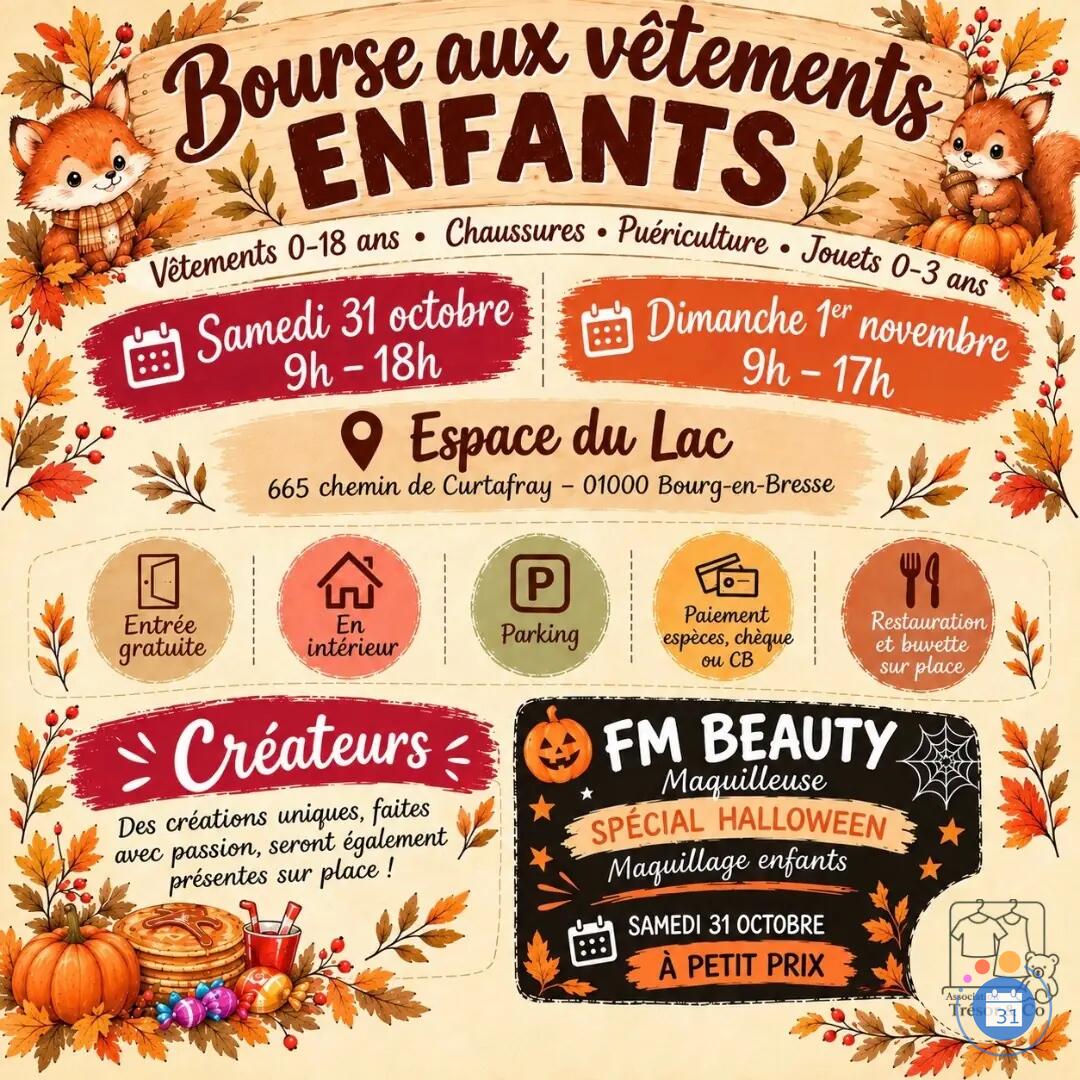 Image Bourse aux vêtements enfants, puériculture & jouets (photo 1)