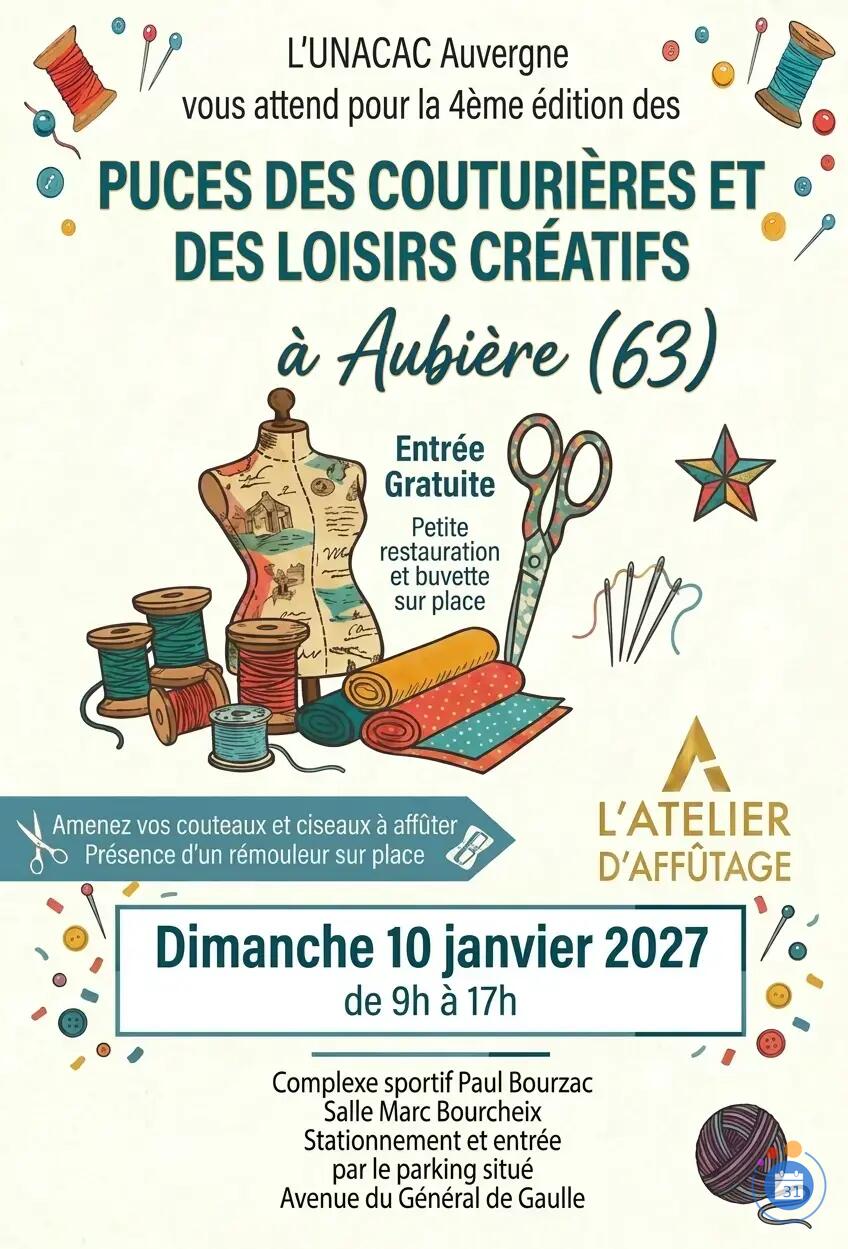 Image Puces des couturières et des loisirs Créatifs 4 eme édition (photo 1)