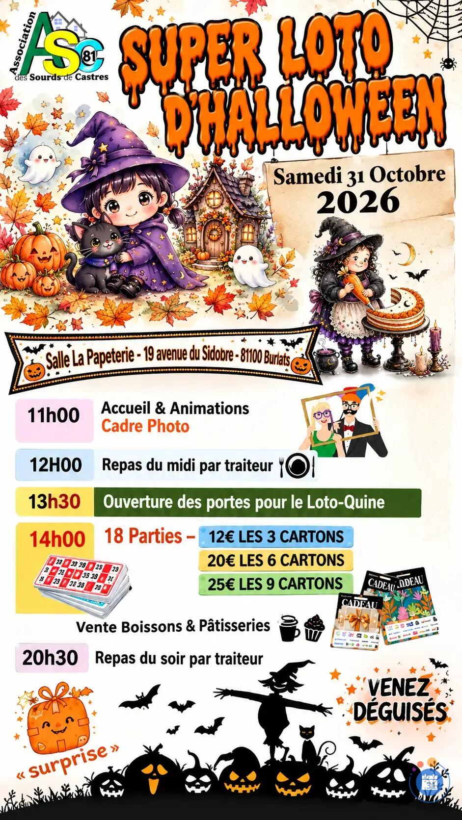 Image SUPER LOTO D'HALLOWEEN (photo 1)