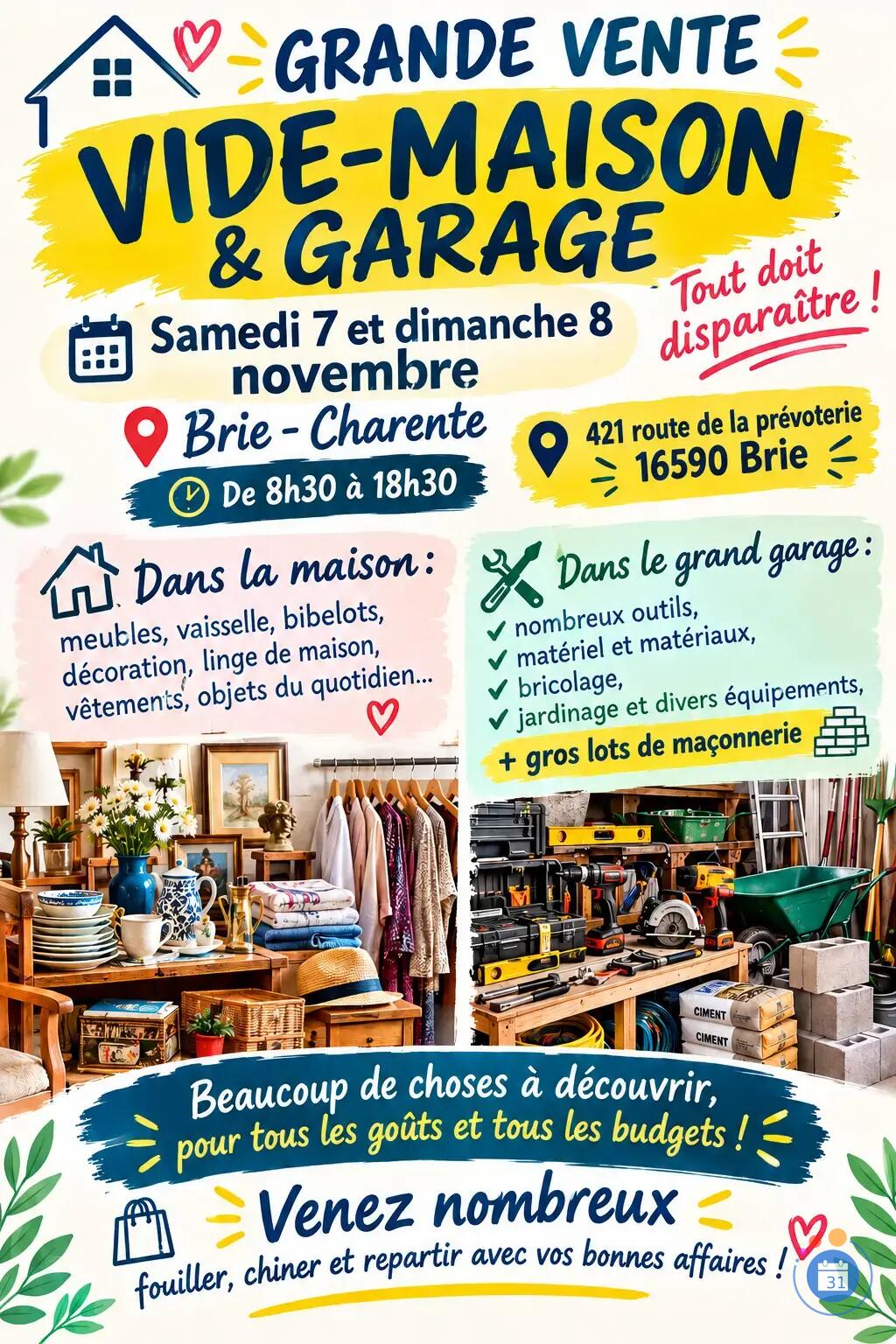 Image VIDE MAISON + VIDE GARAGE (photo 1)