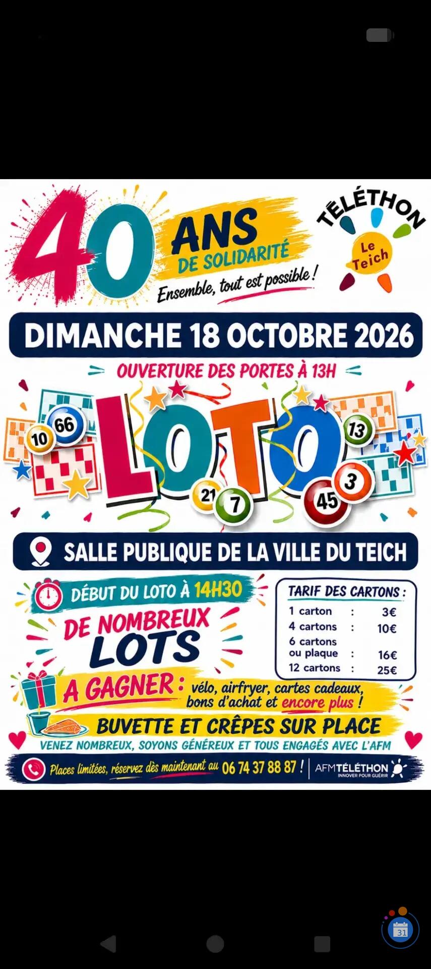 Image Loto Téléthon (photo 1)