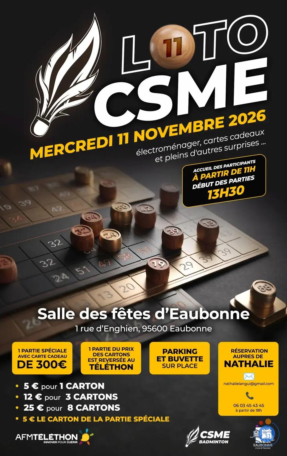 Image Loto du CSME BADMINTON (photo 1)