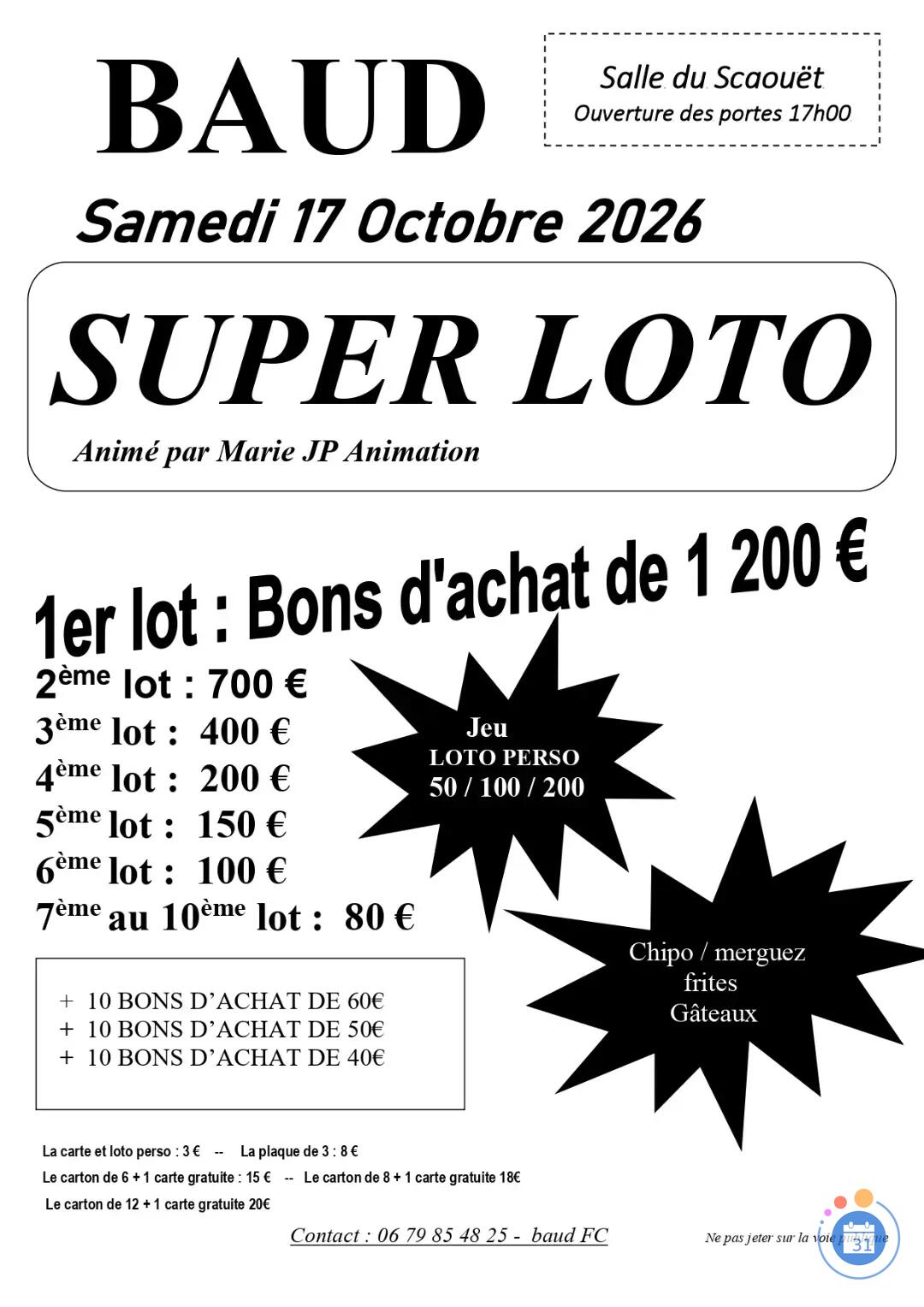 Image MEGA LOTO ANIMATION MARIE JP (photo 1)