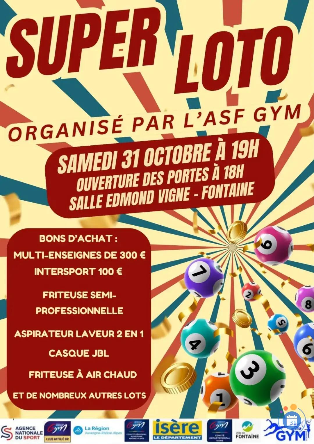 Image SUPER LOTO de L'ASF GYM (photo 1)