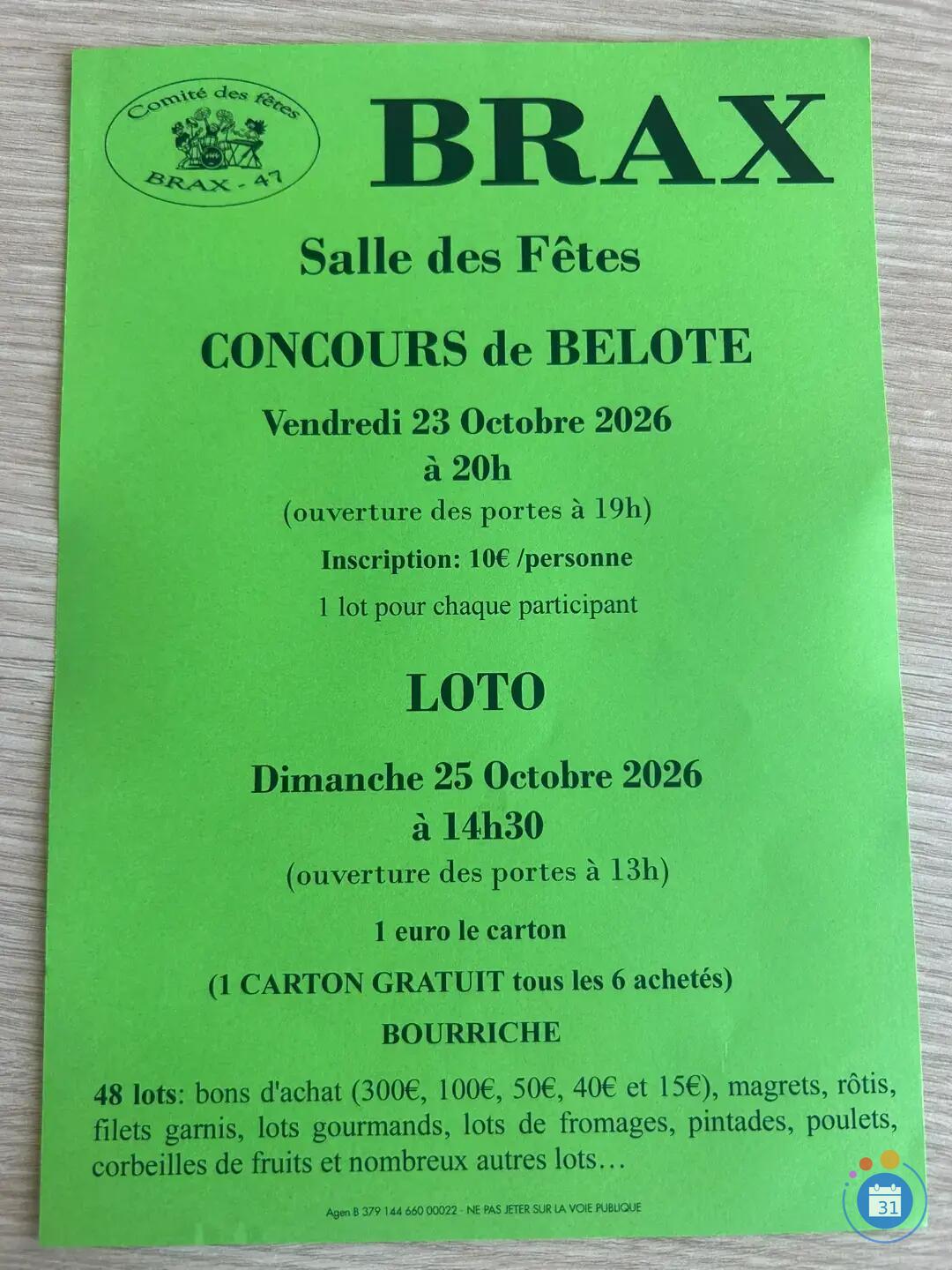 Image LOTO Brax (photo 1)