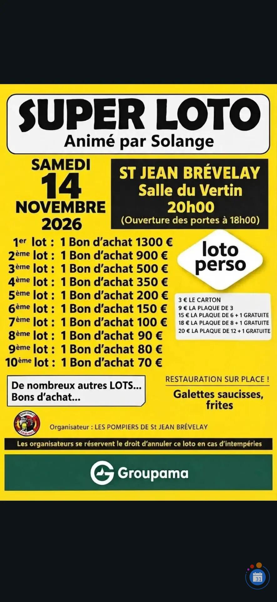 Image Loto des pompiers (photo 1)