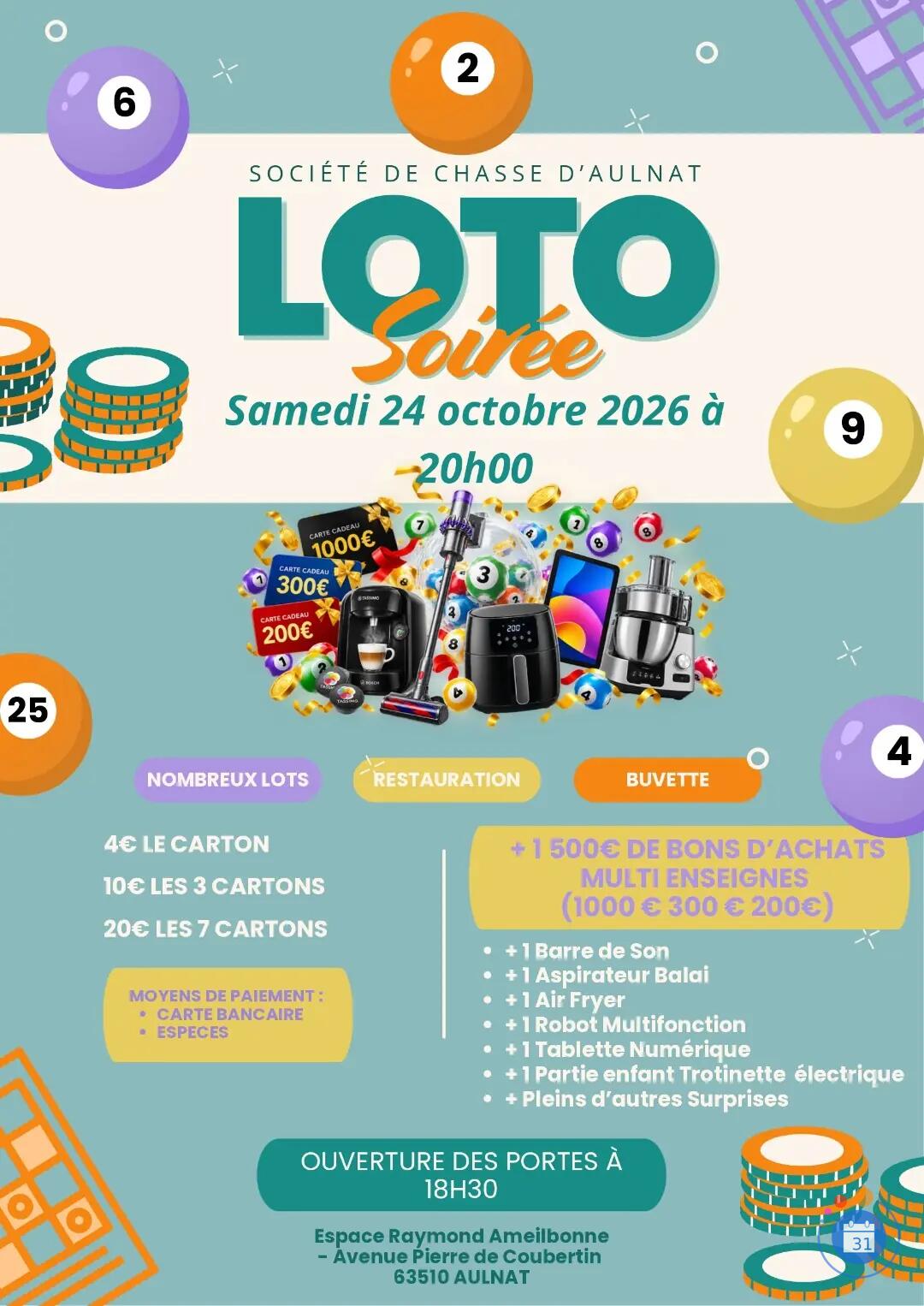 Image SOIRÉE LOTO (photo 1)