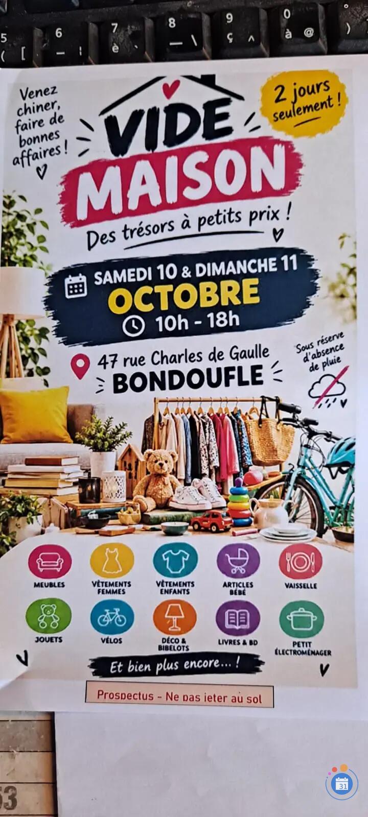 Image GRAND VIDE MAISON/GRENIER - BROCANTE A BONDOUFLE (photo 4)